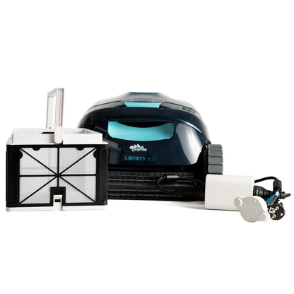 Dolphin Liberty 300 - Robot limpiafondos sin cable para piscina