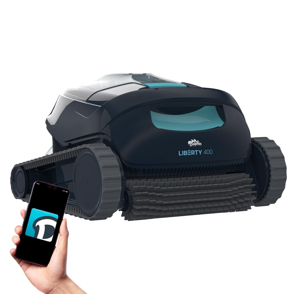 Dolphin Liberty 400 - Robot limpiafondos sin cable para piscina