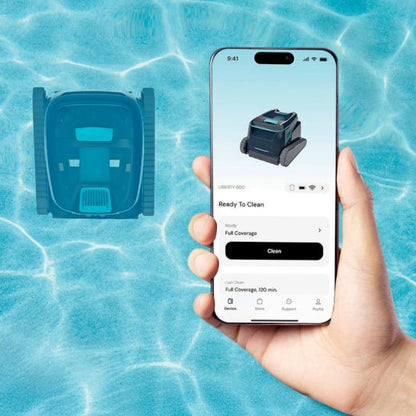 Dolphin Liberty 600 - Robot limpiafondos sin cable para piscina
