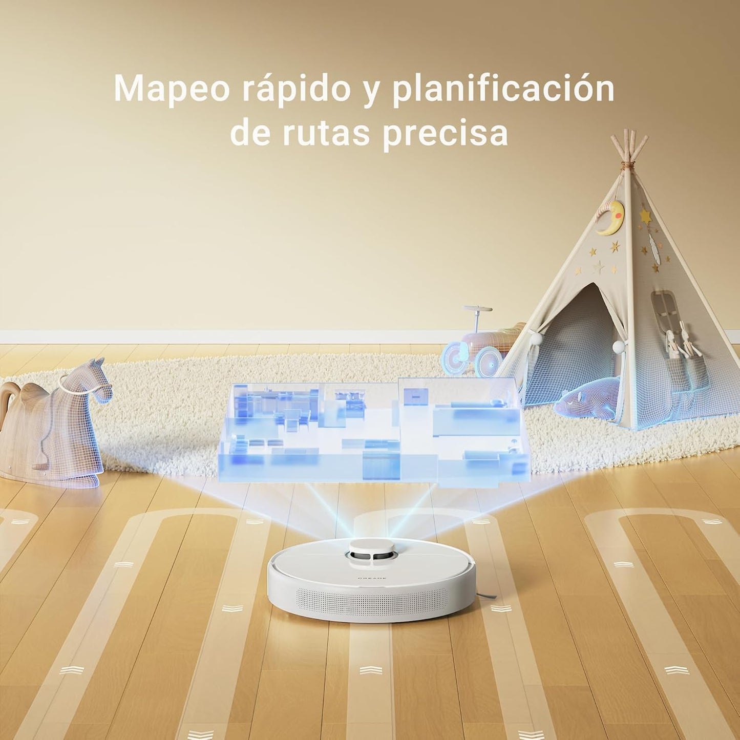 Dreame – D9 Max Gen 2 Robot aspirador blanco para hogar