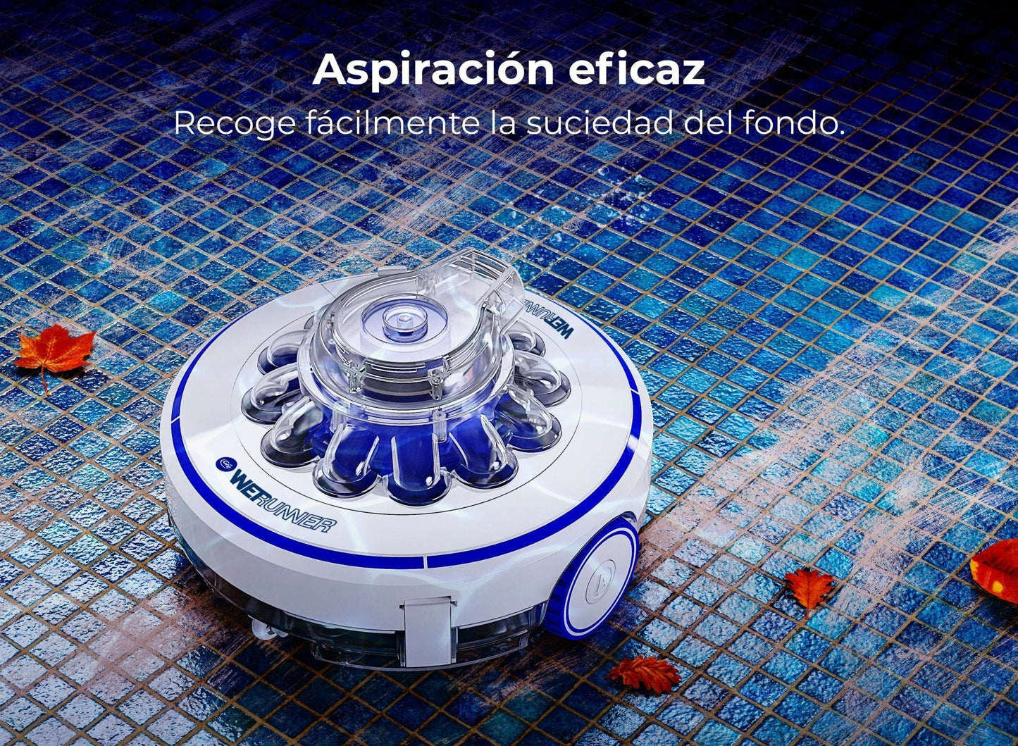 GRE - Wet Runner Limpiafondos piscina bateria sin cable RBR60