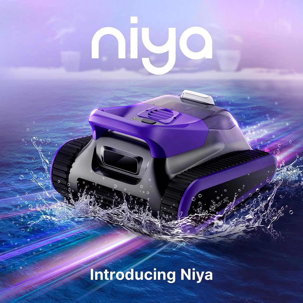 Dolphin Niya Sonar 30 - Robot limpiafondos sin cable para piscina