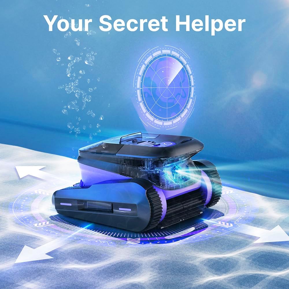 Dolphin Niya Sonar 50 - Robot limpiafondos sin cable para piscina