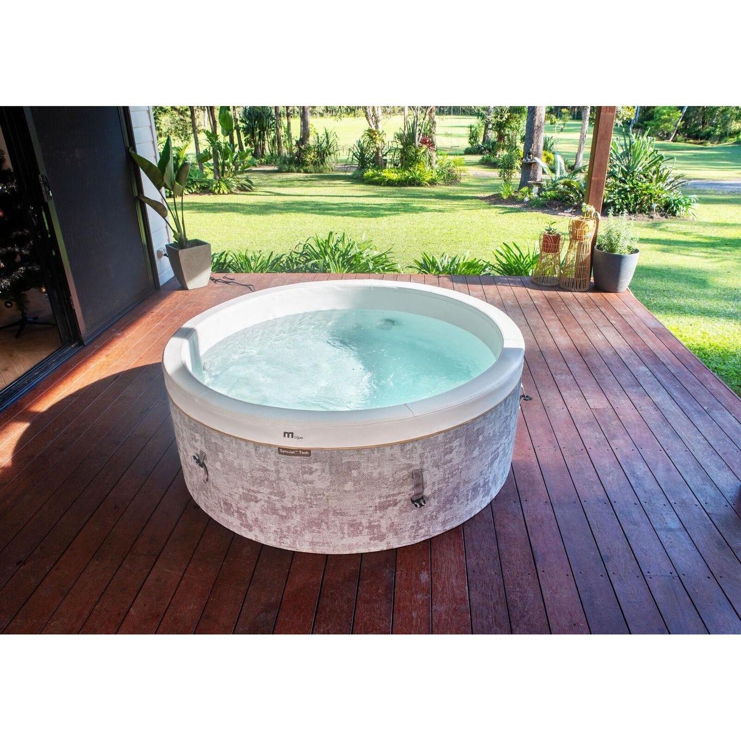 MSpa - Spa hinchable semirrígido circular Cocoon-Eco 4–6 personas