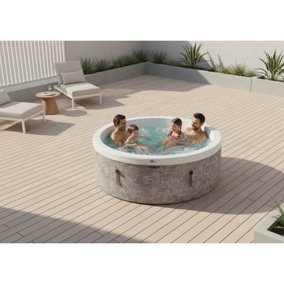 MSpa - Spa hinchable semirrígido circular Cocoon-Eco 4–6 personas