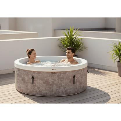 MSpa - Spa hinchable semirrígido circular Cocoon-Eco 4–6 personas