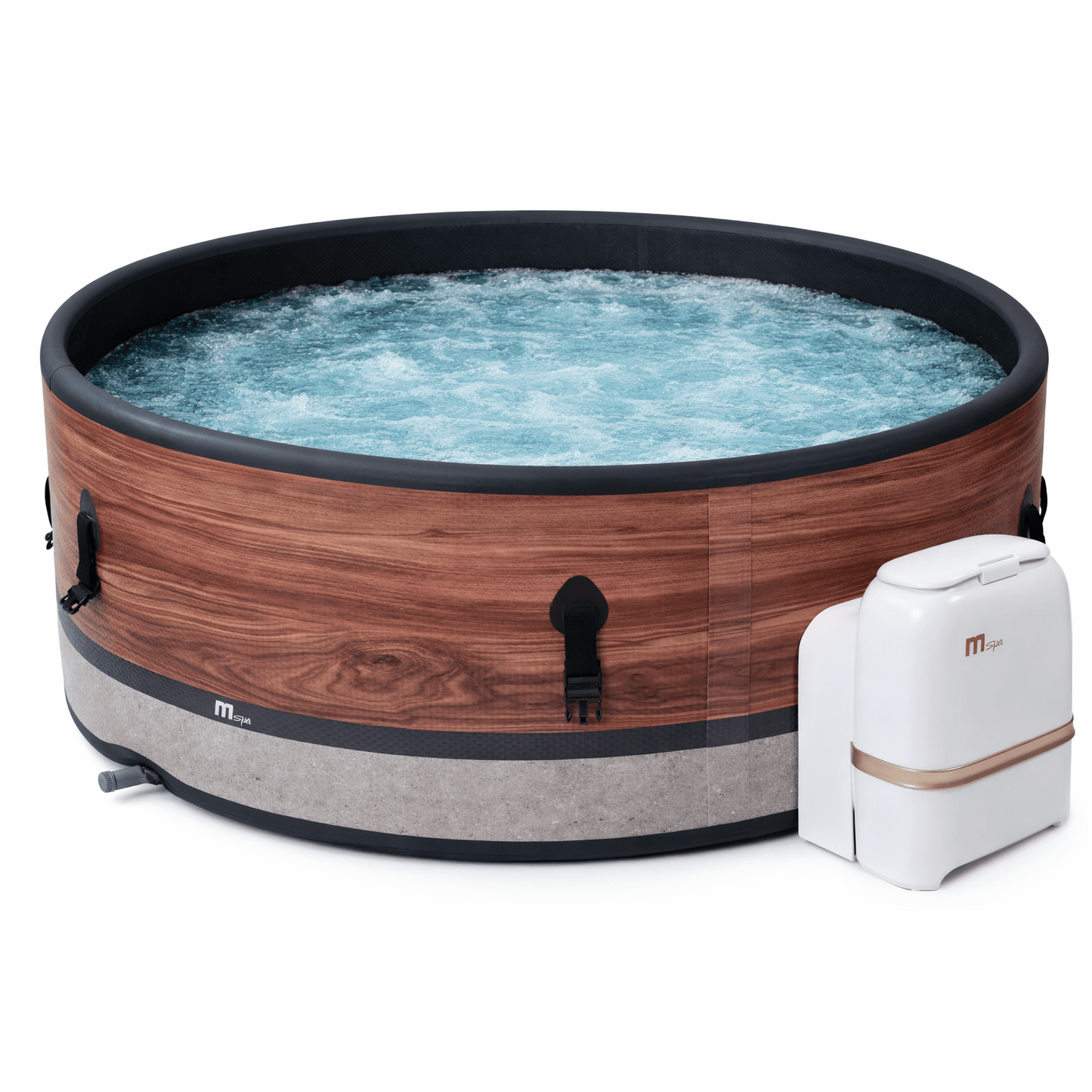 MSpa - Spa hinchable semirrígido circular Duet-Eco 4-6 personas