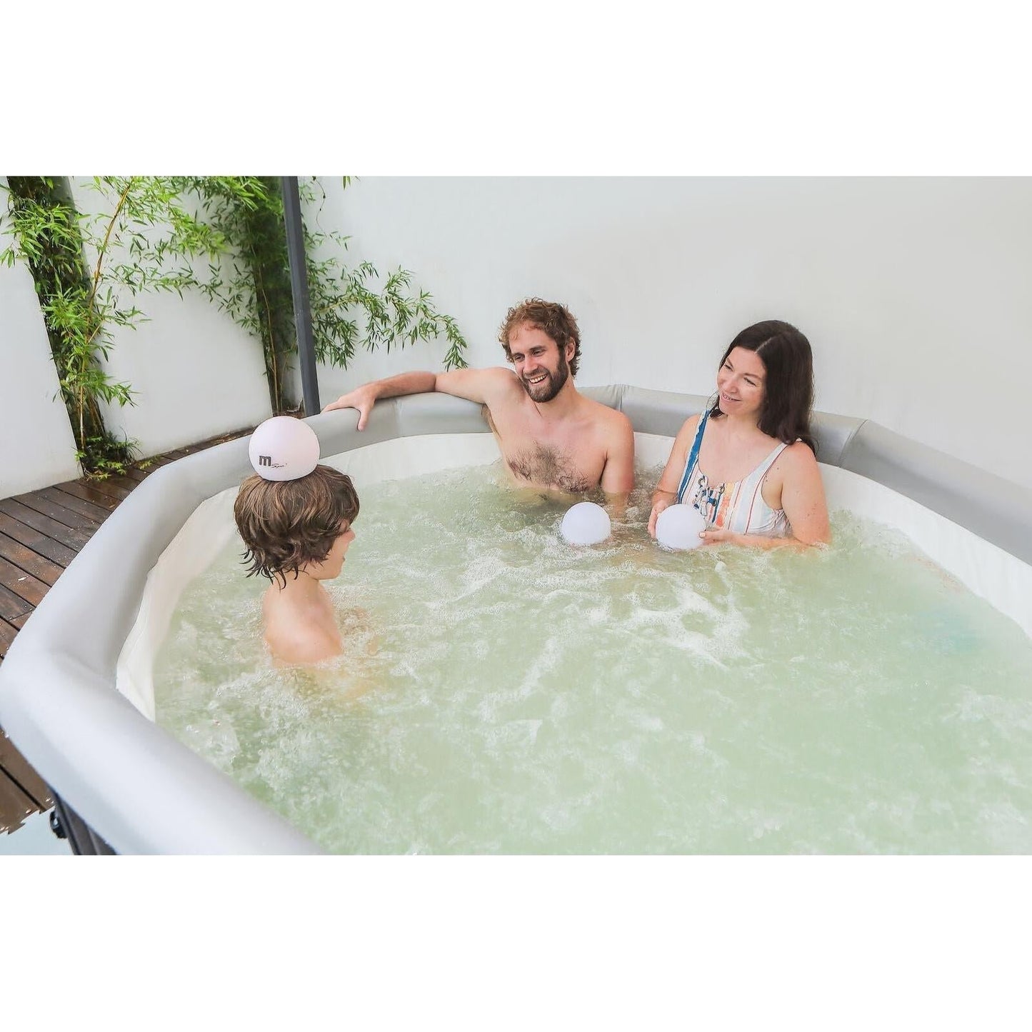 MSpa - Spa rígido cuadrado Tuscany 4–6 personas