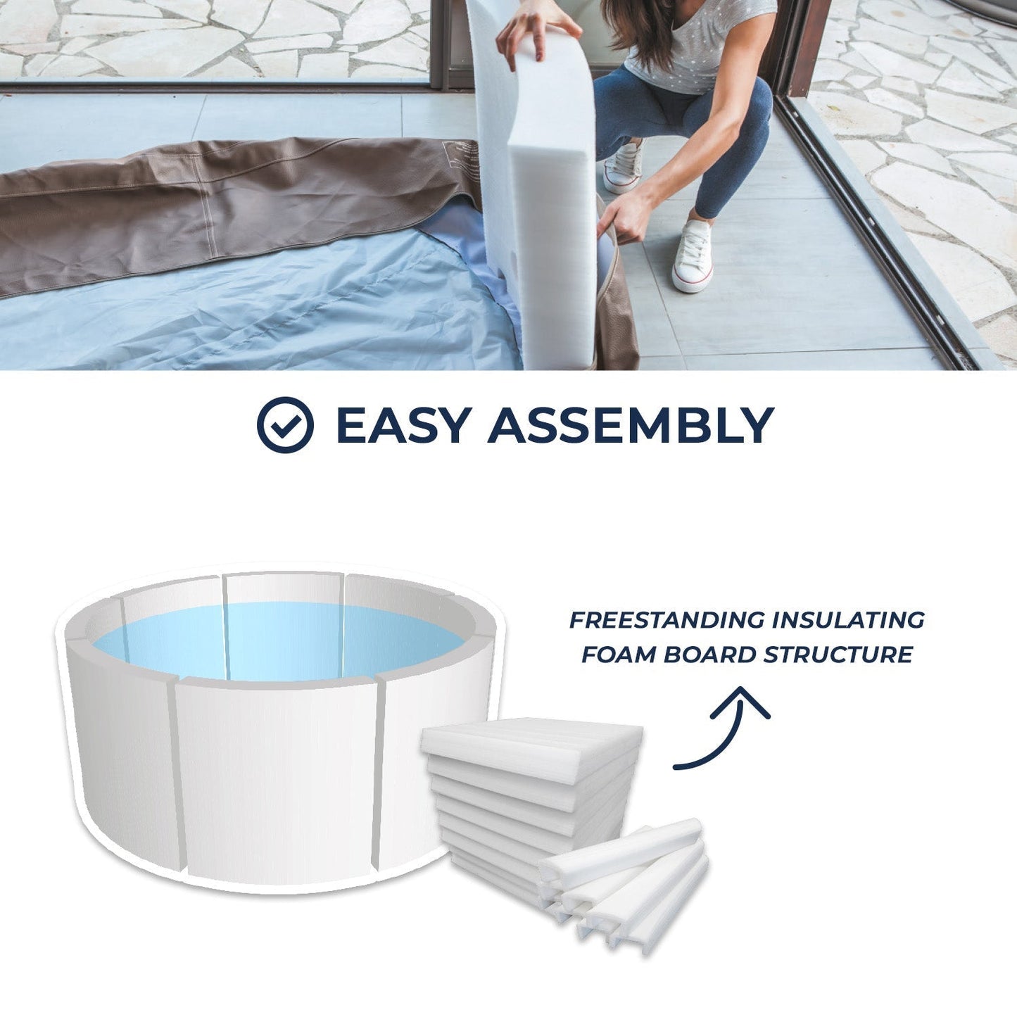 NetSpa - Spa hinchable Octopus + Mobiliario