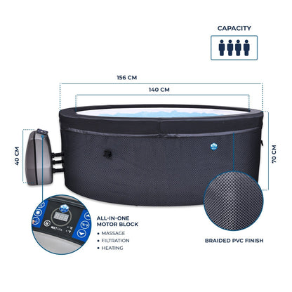 NetSpa - Spa hinchable Vita 4 personas