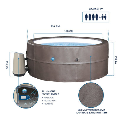 NetSpa - Spa hinchable Vita premium 4 a 6 personas