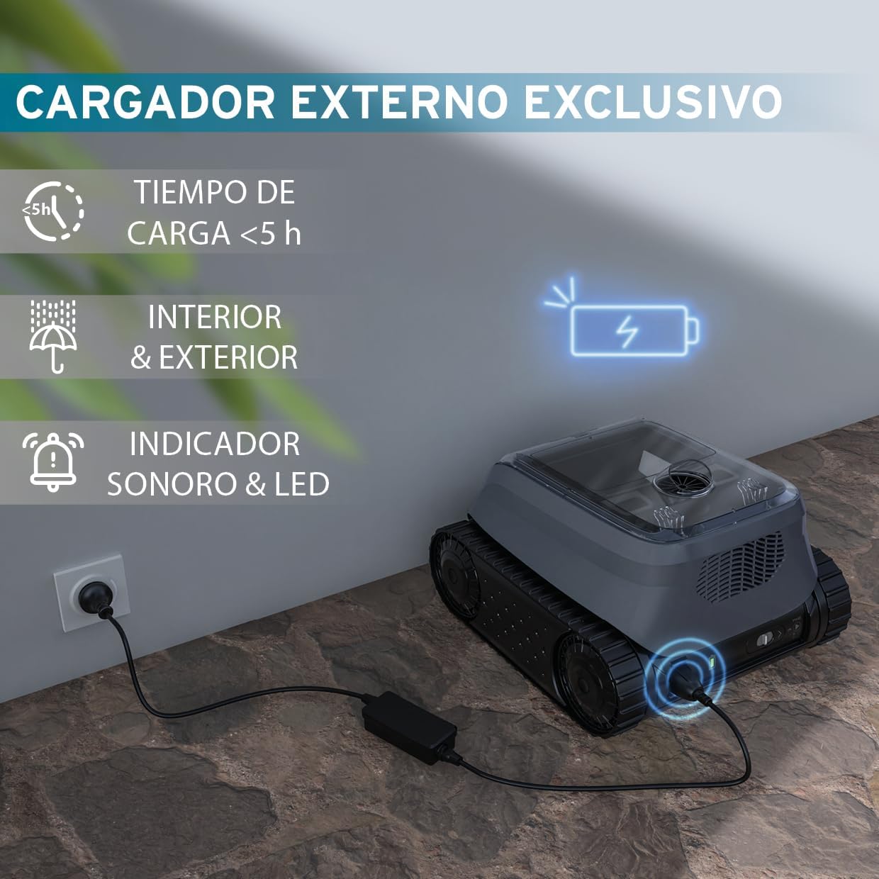 Zodiac - Freedom OF 42 iQ Robot limpiafondos sin cable para piscina